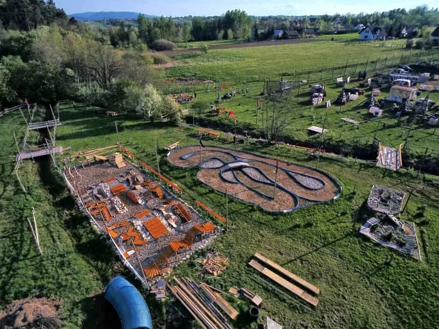 Lokalizacja Arena Mocy - widok z lotu ptaka